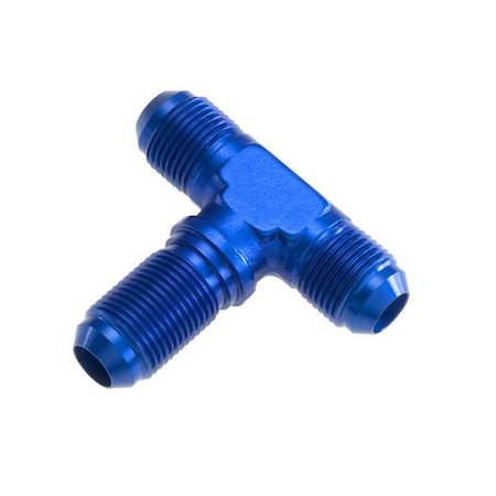 Red Horse Performance -12 MALE AN/JIC BULKHEAD TEE (BULKHEAD ON SIDE) - BLUE 834-12-1